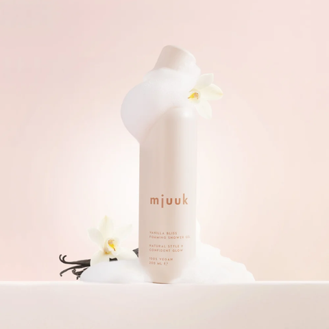 Mjuuk Vanilla Bliss Foaming Shower Gel – Waniliowy Żel Pod Prysznic W Piance 200 ml