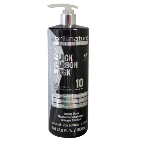 Abril et Nature Black Carbon - Maska po Rozjaśnianiu Włosów 1000 ml