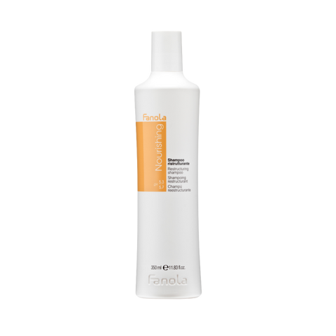 Fanola - Nourishing Restructuring Szampon Odbudowujący do Włosów Zniszczonych, Suchych i Łamliwych 350ml