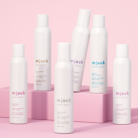 Mjuuk NakedS Volume Mousse – Bezzapachowa Pianka Zwiększająca Objętość Włosów 50 ml