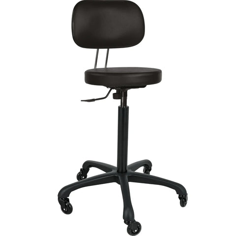 Taboret fryzjerski z oparciem HO
